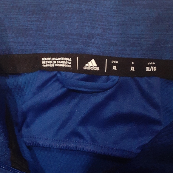adidas Men's Athletics Team Issue 1/4 Zip Long Sle - Picture 2 of 6